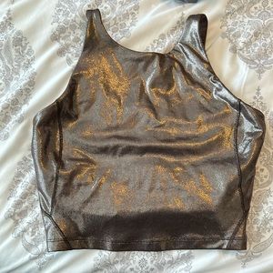 Lululemon Align high neck tank foil size 8